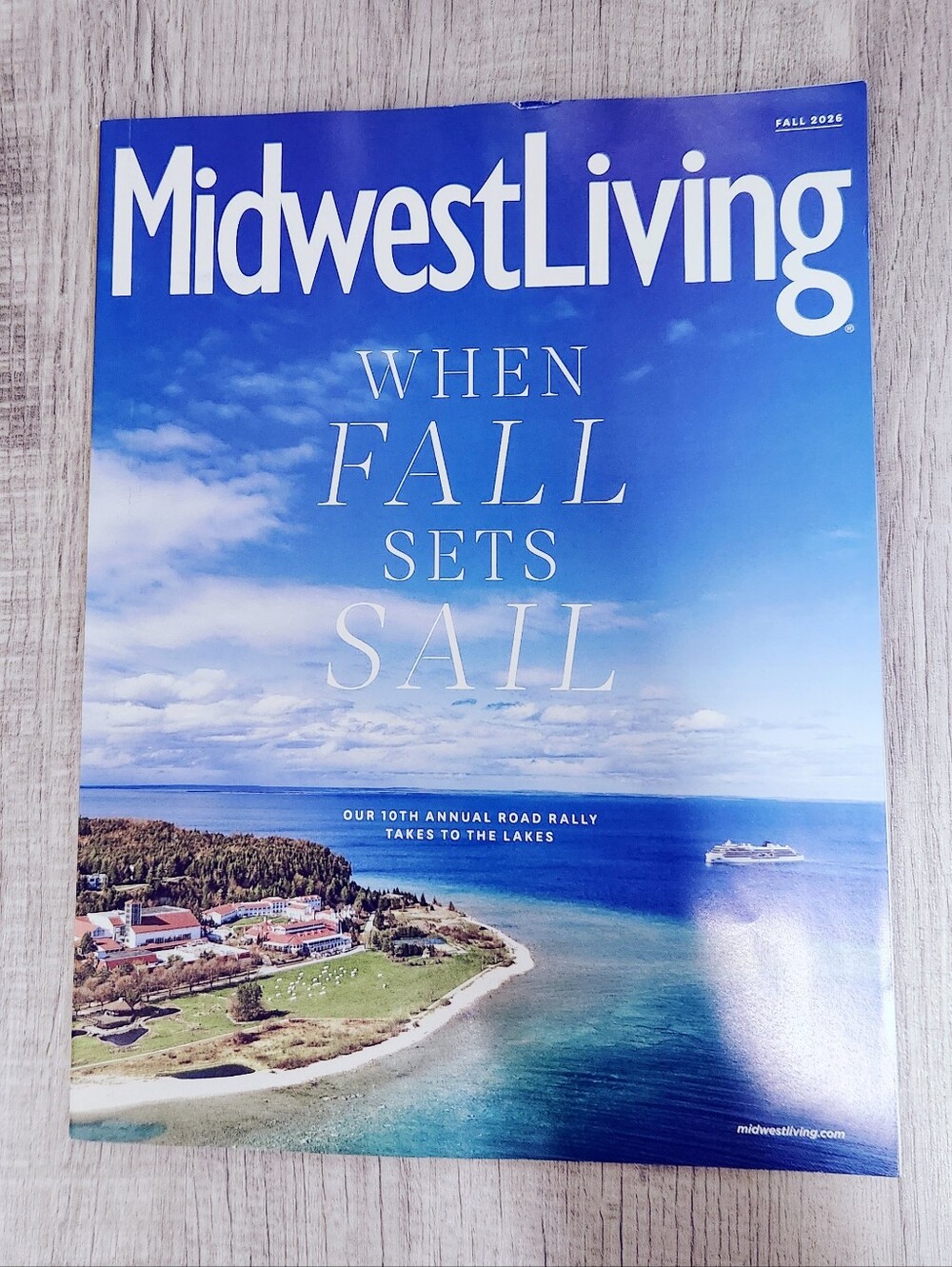 🍭7/$15 Midwest Living Magazine Fall 2026 When Fall Sets Sail